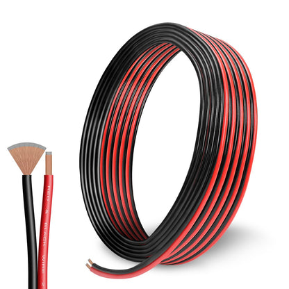 2 Conductors Red & Black Electrical Wire