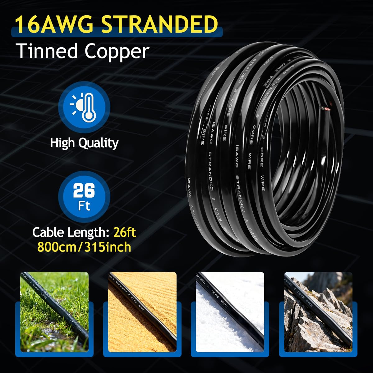 Oxygen Free Tinned Copper Wire with PVC Jacket