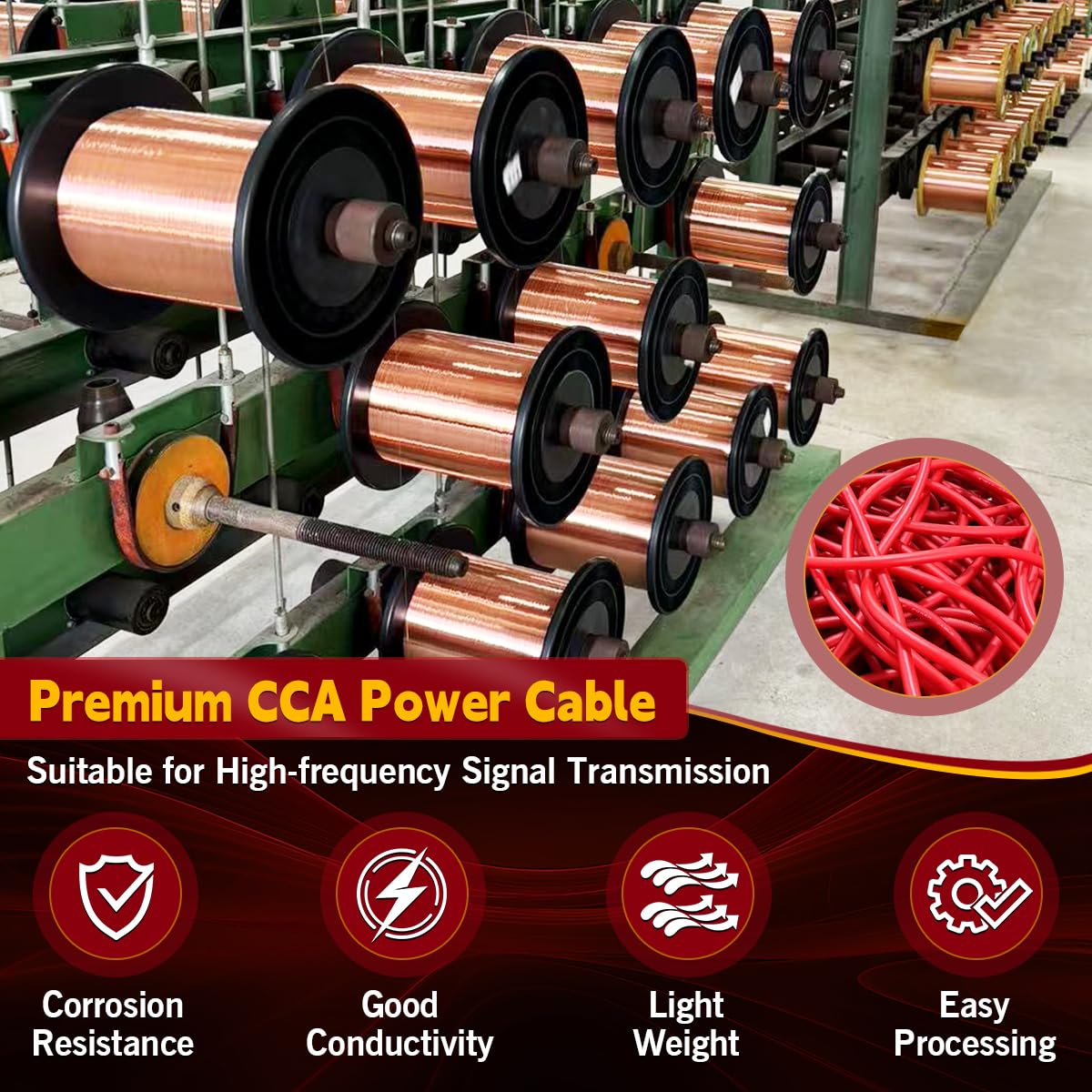 Single Copper —— Clad Aluminum (CCA) Wire