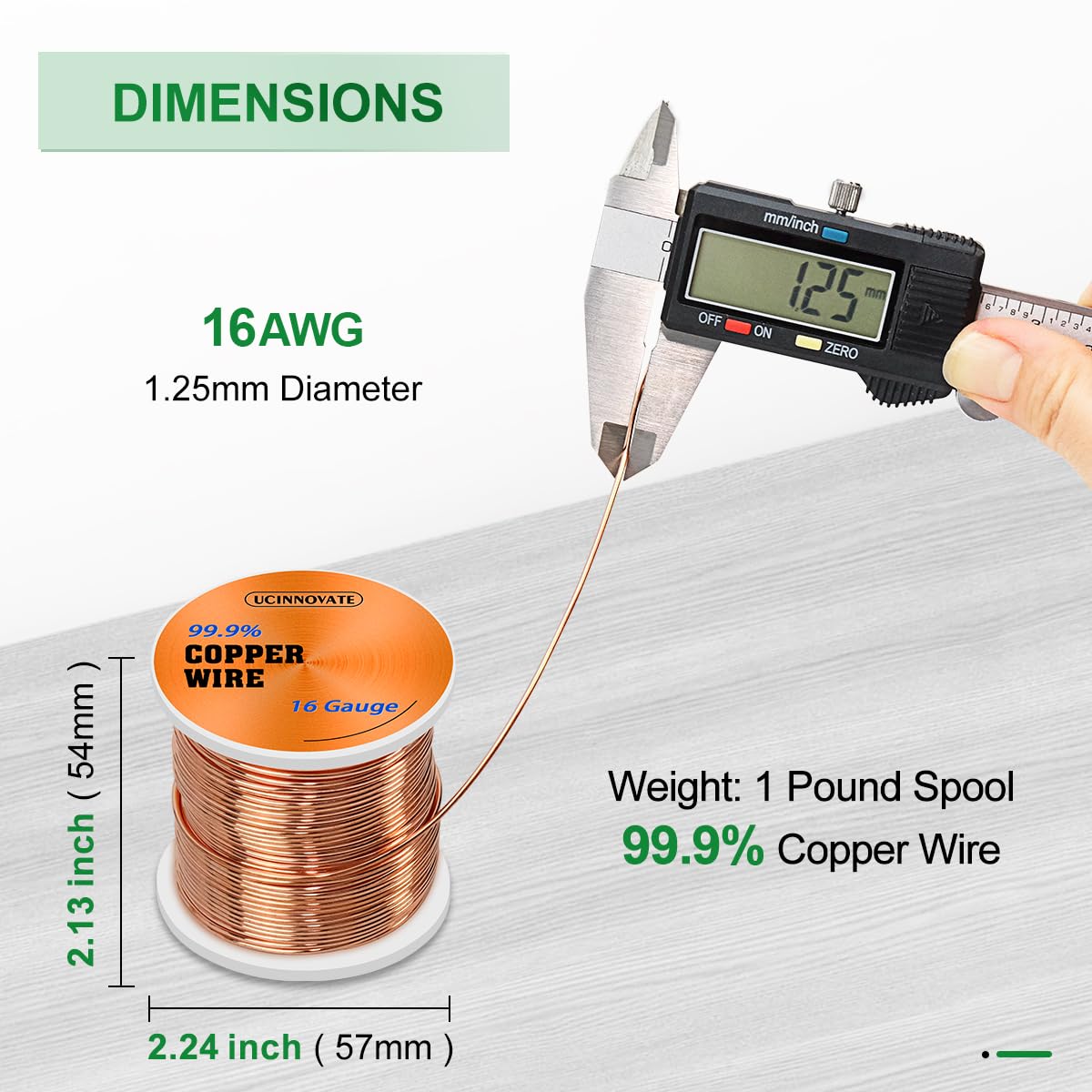 Pure Copper Wire for Jewelry, DIY Crafts & Gardening