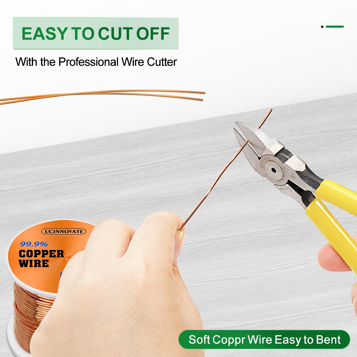 Pure Copper Wire for Jewelry, DIY Crafts & Gardening