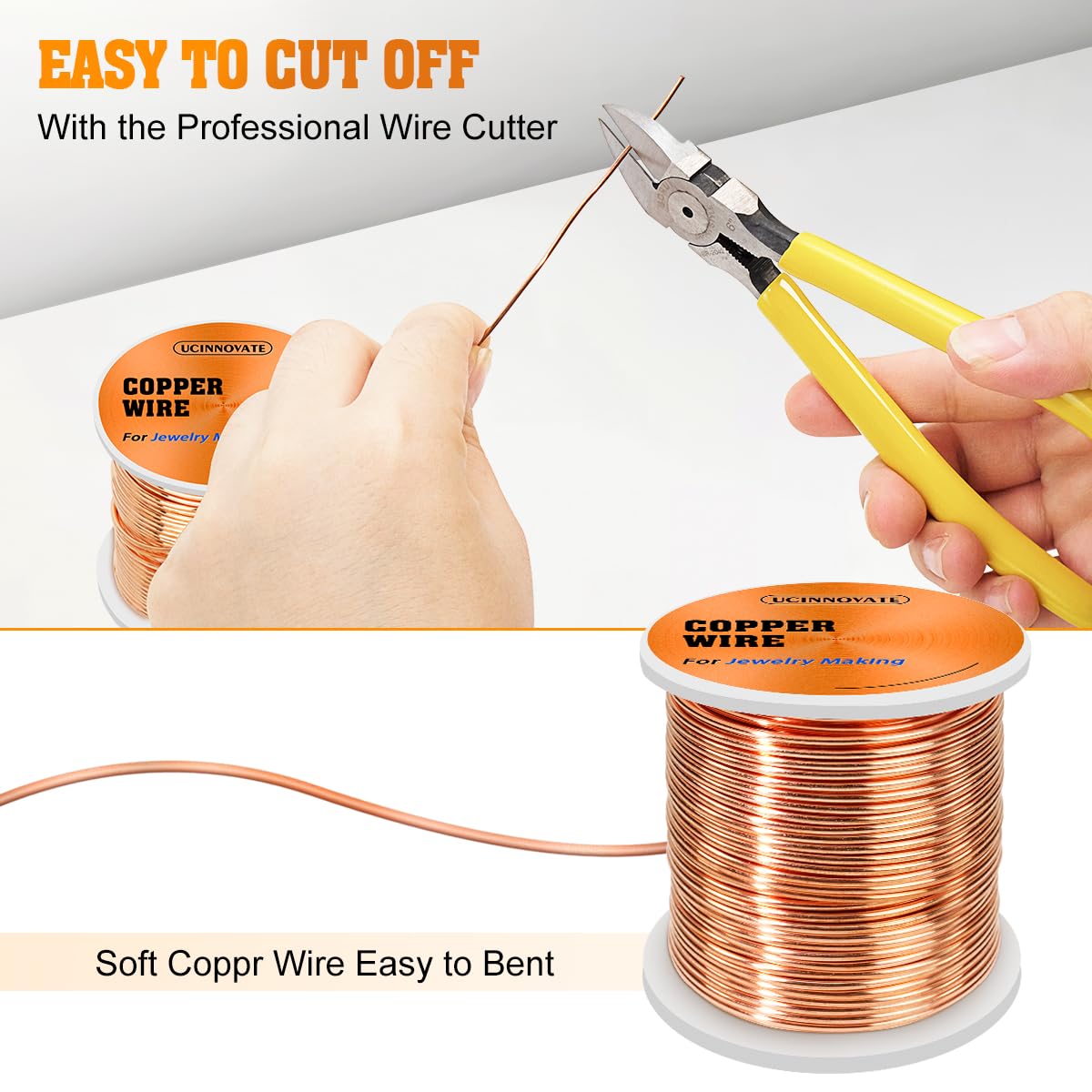 99.9% Copper Wire, 16 Gauge Soft, 127 Feet / 39m