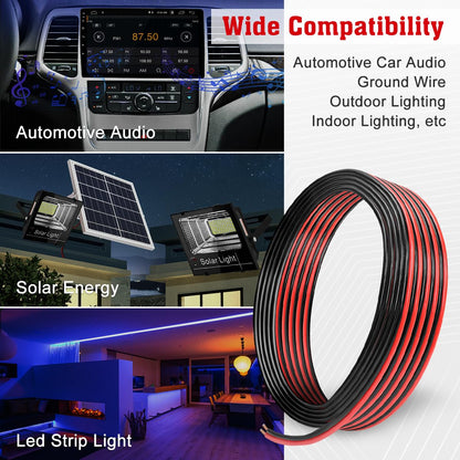 2 Conductors Red & Black Electrical Wire