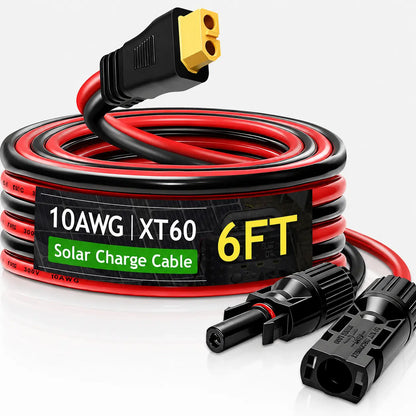 10AWG Solar Panel to XT60 Extension Cable
